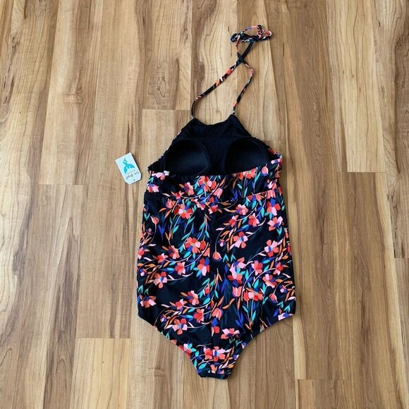 Sea Angel Maternity Size Small Multicolor Floral One Piece Swim Suit NWT - Picture 6 of 10